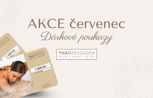 AKCE na dárkové poukazy – červenec 2025 💌