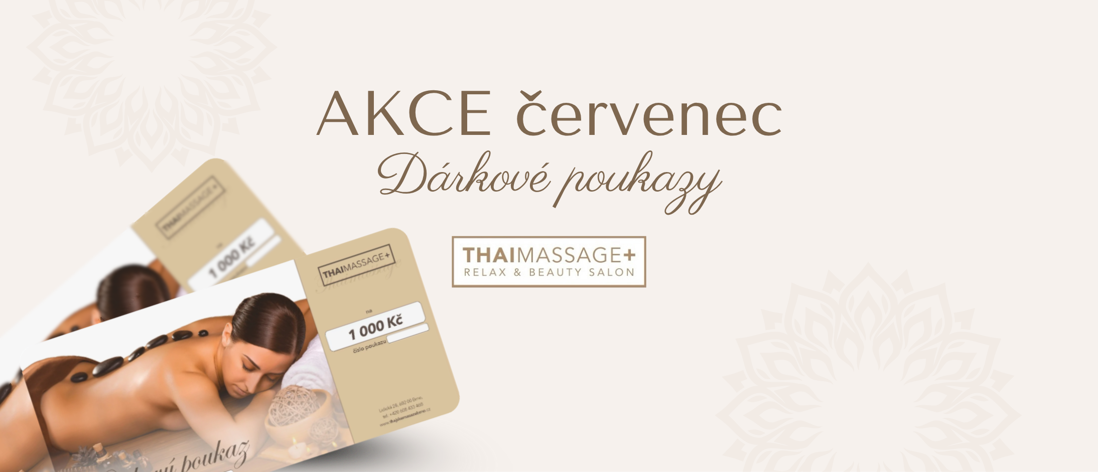AKCE na dárkové poukazy – červenec 2025 💌